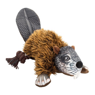 Papírenské zboží - Bobr na laně, 39 cm, plyšová hračka pro psy, HIPHOP DOG