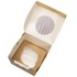 Papírenské zboží - Papierová krabička EKO na muffiny 100x100x100 mm hnedá s okienkom [25 ks]