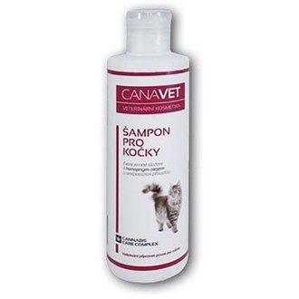 Papírenské zboží - CANAVET šampon pro kočky s antipar.přísadou Canabis CC 250ml 