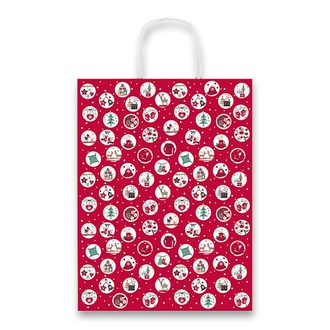 Papírenské zboží - Dárková taška Fantasia Balls různé rozměry 260 x 120 x 345 mm