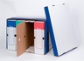 Papírenské zboží - Archivačný kontajner, modro-biely, 320x460x270 mm, VICTORIA