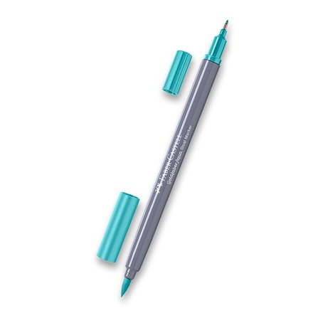 Papírenské zboží - Popisovač Faber-Castell Goldfaber Aqua Dual Marker kobaltově zelená, 356