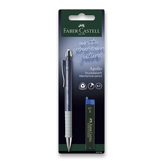 Papírenské zboží - Mechanická tužka Faber-Castell Apollo 0,7 mm, mix barev