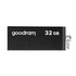 Papírenské zboží - Goodram USB flash disk, USB 2.0, 32GB, UCU2, čierny, UCU2-0320K0R11, USB A, s otočnou krytkou