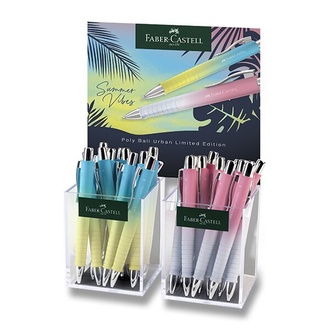 Papírenské zboží - Stojánek pro kuličková pera Faber-Castell Poly Ball XB Urban SE 24 ks