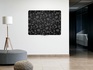 Papírenské zboží - Čierna bezrámová magnetická tabuľa na kriedy - Qboard 117 x 87 cm