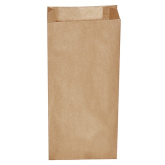 Papírenské zboží - Svačinové papírové sáčky hnědé 5 kg (20+7 x 45 cm) [500 ks]