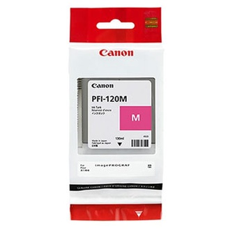 Papírenské zboží - Canon originální ink PFI120M, magenta, 130ml, 2887C001, Canon TM-200, 205, 300, 305