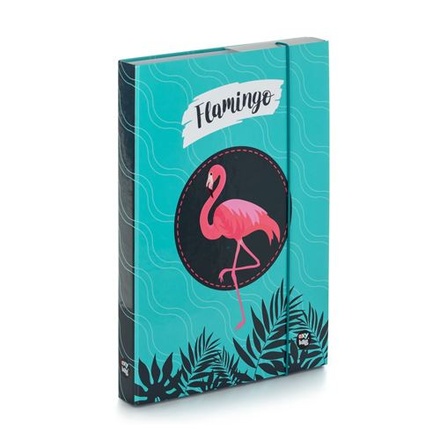 Papírenské zboží - Box na sešity A4 Flamingo


