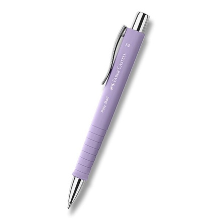 Papírenské zboží - Kuličkové pero Faber-Castell Poly Ball XB, lila