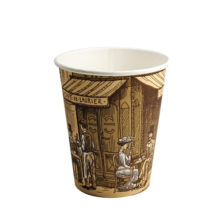 Papírenské zboží - Papírový kelímek 0,3 l CTG O90mm Paris [50 ks]