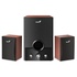 Papírenské zboží - Genius reproduktory SW-HF 2.1 1700 v2, 2.1, 45W, hnedo-čierne, regulácia hlasitosti, 3,5 mm