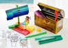 Papírenské zboží - Detské fixy Faber-Castell 155536 Connector truhla, 33 farieb