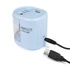 Papírenské zboží - Stolové strúhadlo PS12-USB, svetlo modrá, 2 otvory, batéria/USB, RAPESCO