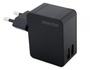 Papírenské zboží - Avacom, síťová nabíječka, HomeNOW, 100-240V, 5V, 3400mA, se dvěma výstupy, micro USB kabe