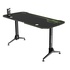 Papírenské zboží - ULTRADESK Herný stôl GRAND YELLOW-GREEN, 160x75 cm, 70-80 cm, 3 úrovne výšky, s XXL podložkou pod myš, držiak slúchadiel aj nápojo