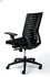 Papírenské zboží - Manažérska stolička Superstar, textilná, čierna, čierna základňa, MaYAH