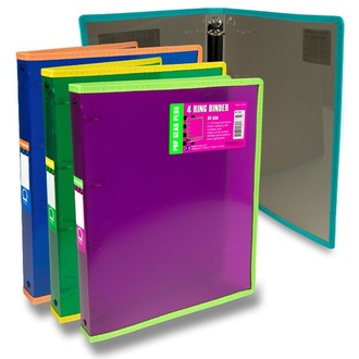 Papírenské zboží - 4kroužkový pořadač FolderMate Pop Gear Plus