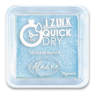 Papírenské zboží - Razítkovací polštářek Aladine Izink Quick Dry nebesky modrá