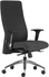 Papírenské zboží - Kancelárska stolička BOSTON H, šedá, hliníkový kríž, čalúnená, nastaviteľná výška sedadla