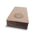 Papírenské zboží - Krabica na pizzu (mikrovlnitá lepenka) kraft 33 x 33 x 3 cm [100 ks]