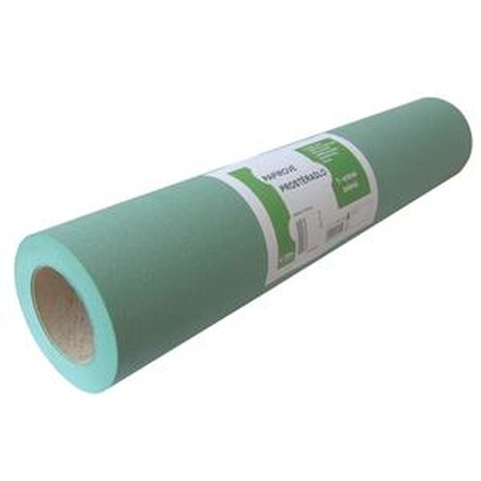 Papírenské zboží - Papírové prostěradlo 1-vrstvé 700 mm x 50 m x 40 mm s perforací zelené