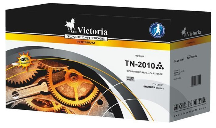 Papírenské zboží - TN2010 Cartridge pro HL 2130, DCP-7055, 1000 str., černá, VICTORIA