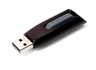 Papírenské zboží - USB flash disk "V3", čierna-sivá, 128GB, USB 3.0, 80/25 MB/sec, VERBATIM