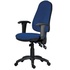 Papírenské zboží - Office chair, fabric, black base, XENIA ASYN blue