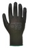 Papírenské zboží - Pracovné rukavice máčané na dlani a prstoch v polyuretáne, veľkosť 7, čierne